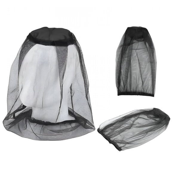 TELOLY Mosquito Net Face Mask for Outdoor Camping and Travel - Full Coverage Mosquito Repellent