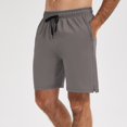 thumbnail image 5 of Breezora Mens Workout Shorts with Side Pockets and Elastic Waist Activewear for Running Training Basketball and Gym In Lightweight Breathable Fabric XXXL Size Coffee, 5 of 9