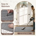 thumbnail image 6 of SIXHOME 2'x6' Runner Indoor Door Mat Welcome Mat Non Slip Woven Texture Low Profile Dirt Traper Entryway Runner Rug for Inside Entry Garage Kitchen Hallway Patio Gray, 6 of 9
