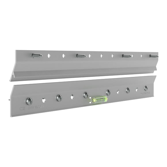 OOK 533208 French Cleat, Picture and Mirror Hanger with Hardware, 100lb, Aluminum (9 Piece)