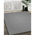 thumbnail image 3 of Ahgly Company Machine Washable Indoor Round Transitional Dark Gray Area Rugs, 3' Round, 3 of 7