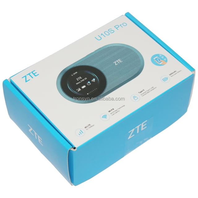 U10S Pro WiFi6 Mobile Hotspot Pocket WiFi Modem 4g Router with SIM Card Slot and 3000mAh Battery