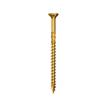 

GRK Fasteners 5914189 650 Piece R4 Countersink No. 8 x 2.5 in. Multi-Purpose Screws Yellow Zinc