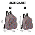thumbnail image 2 of FORMRS Mini Backpack Purse for Women Quilted Travel Daypack Casual Shoulder Bag, Colorful Mandala Pattern, 2 of 7