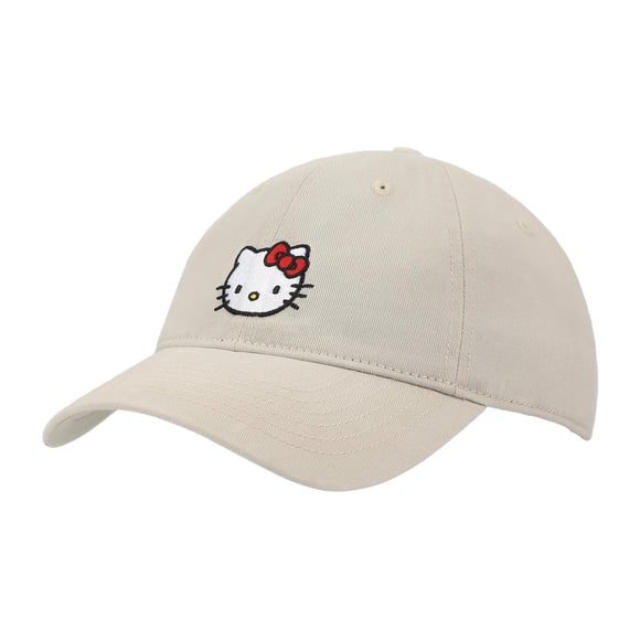Gorra de Béisbol Bioworld Hello Kitty Bordada Beige