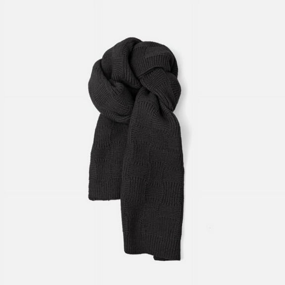Zhuge Women's Warm Scarf,Rich Solid Colors Winter Scarves ，Super Soft Scarf for Women Winter，Cold Weather Accessories，Black