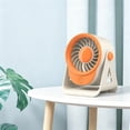 thumbnail image 6 of Plug In Desktop Mini Fan, Adjustable Speeds Tabletop Air Blower, Corded Compact Quiet Desk Fan for Bedroom Office Living Room Home Indoor, 6 of 7