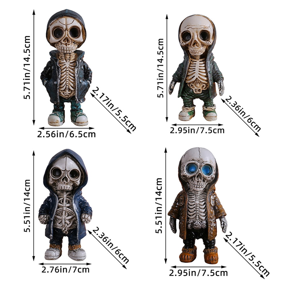 2023 Nouveau Cool Squelette Figurines Halloween Squelette Poupée