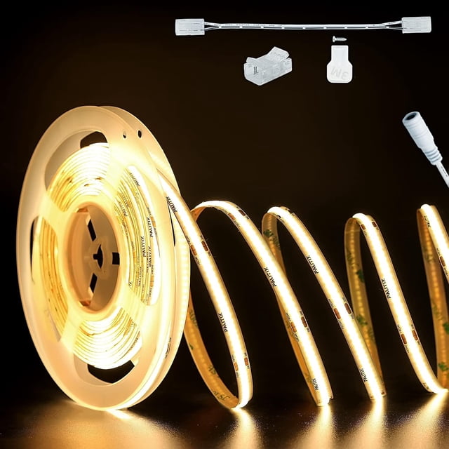Tira de Luz LED Pautix Blanco Cálido 2700 K Alta Luminosidad Flexible para Proyectos de Iluminación