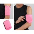 thumbnail image 3 of Sport Running Arm Band Jogging Gym Armband Water Pink, 3 of 4