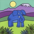 thumbnail image 2 of Great Art Now Elephant by Denny Driver, Framed Wall Art, 14W x 14H, 2 of 3