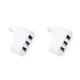 thumbnail image 1 of Methold 3 puertos USB Hub USB3.0 Splitter Laptops Docking Station Extender Computadora PC Ratón Teléfono Carga Transmisión Adaptador Oficina blanco en bolsa 2piezas, 1 of 5