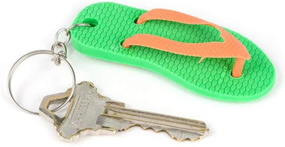 Purse Beach Fun Key Chains for Backpack Cool Goody Bag Fillers and Small Prizes for Kids Luau and Pool Parties Set of 36 Great Giveaways for Birthday ArtCreativity Flip Flop Keychains Luggage