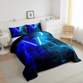 thumbnail image 4 of Erosebridal Ensembles de Literie Gaming Lightsaber Double avec Couette, Insert de Couette Néon Lightning, Décor Mode Moderne, Réversible, 4 of 8