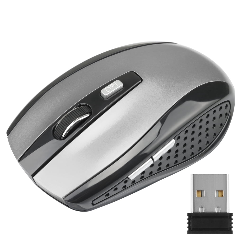 Wireless Mouse Portble 6D 2.4GHz Wireless Optical Cordless Mouse with USB Receiver for PC Laptop Computer Ergonomic Mouse 