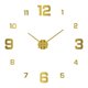 thumbnail image 1 of Reloj de Pared Eccomum Acrílico Silencioso 3D Oro 80-130cm, 1 of 5