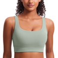 thumbnail image 1 of Sostén CRZ YOGA Butterluxe con escote en U y espalda en U verde XL, 1 of 4