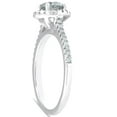 thumbnail image 2 of Pompeii 1 3/8ct Diamond Halo Engagement Ring 14K White Gold (G/H,I1-I2), 2 of 4