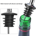 thumbnail image 3 of Precise Pouring Mastery, Set Of 6 Stainless Steel Pourers, Designed For Controlled Speed, Corrosion-Proof, Dishwasher Safe, Complete With Cleaning Tools, Ideal For Bars & Catering, 3 of 7