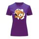 thumbnail image 3 of Playera Blusa Con Impresion De Oso Saliendo Del Pecho Ropa Para Mujer Color Morado Talla Chica Marca Emil SaEs, 3 of 4
