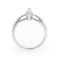 thumbnail image 4 of 0.70 CTW DEW Marquise Moissanite Two Prong Solitaire Ring in Sterling Silver, 4 of 5