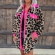 thumbnail image 4 of Puntoco Moda Mujer Tops Manga Larga Leopardo Otoño Invierno Polar Chaqueta Casual Sudaderas Forro Grueso Puntoco Puntoco-1, 4 of 5