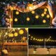 thumbnail image 4 of Linterna LED de guirnalda solar para exteriores, guirnalda de luz de 6,5 m con control remoto, decoración blanca cálida kaili Sencillez, 4 of 4