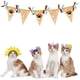 thumbnail image 5 of EeaseMX Banderines de arpillera con diseño de huellas de perro de lino, suministros decorativos para fiestas de mascotas, banderines de arpillera, color azul, 5 of 8