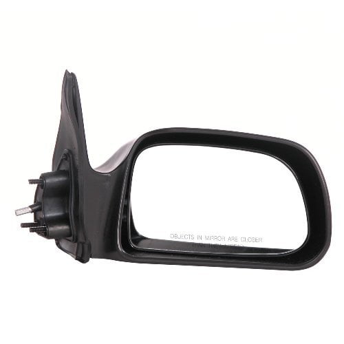 Original Style Replacement Mirror Toyota Passenger Side Manual Remote Non-Foldaway Non-Heated Black