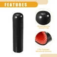 thumbnail image 5 of Unique Bargains 1 Set 10mm 0.39" ID Universal Car Silicone Coolant Cap Intake Vacuum Hose End Plug Silicone Black Red, 5 of 6