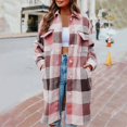 thumbnail image 2 of Vedolay Fall Clothes for Women Floral Print Jacket Coat Lapel Open Front Fall Coat Pink,XL, 2 of 4