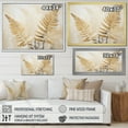 thumbnail image 4 of Designart "Graceful Serenity Amongst The Golden Ferns VI" Ferns Floater Framed Canvas Art Print, 4 of 5