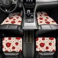thumbnail image 7 of Vsdgher Red Ladybug Car Foot Mat Set of 4 Pieces Universal Floor Liner Car Accessories Fits Most Cars, Trucks, Vans, sedans, SUV, 7 of 7