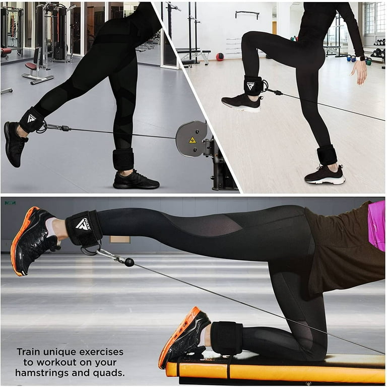 Leg attachment for cable machine sale