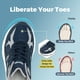thumbnail image 5 of FitVille, los más nuevos zapatos para caminar para hombres, zapatillas de deporte de ancho con soporte para el arco para pies planos, alivio del dolor en el talón, fascitis Plantar, 5 of 5