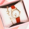 thumbnail image 4 of Relojes de pulsera para mujer, estilo coreano, moda informal, conjunto de reloj de cuarzo para mujer, reloj de moda, 4 of 4