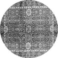 thumbnail image 1 of Ahgly Company Indoor Round Oriental Gray Traditional Area Rugs, 3' Round, 1 of 4