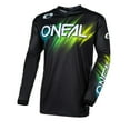 thumbnail image 3 of O'Neal 2024 Element Voltage Motocross Offroad Riding Jersey Pant Combo (Black/Green, Large/38), 3 of 7