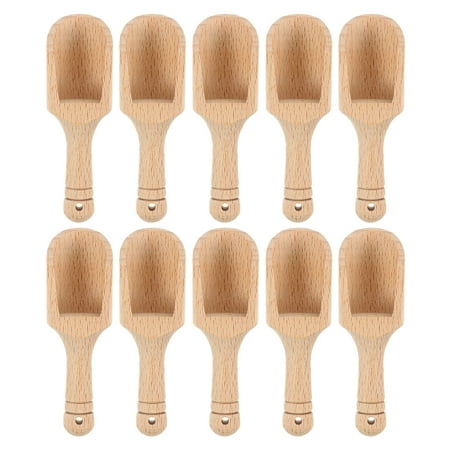

10Pcs Mini Wooden Spoons Kitchen Seasoning Spoons Milk Power Spoons Wooden Teaspoons