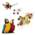 thumbnail image 4 of Bird  Toys, Relieves Boredom 3pcs Colorful Bird Parrots Shredder Toys Safe  For Parrots, 4 of 8