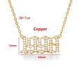 thumbnail image 4 of Collar con colgante de letra de cristal para mujer, Gargantilla de circón, cadena de año de nacimiento, inicial, regalo de joyería, 1996, 1997, 4 of 4