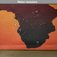 thumbnail image 6 of Ambesonne African Place Mats Set of 4, Savannah Map with Continent, Standard Size, Orange and Brown, 6 of 6