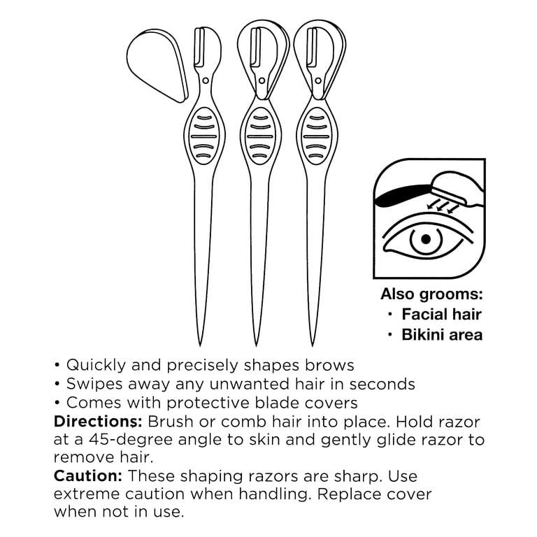Equate Eyebrow Shapers for Grooming and Shaping Including Facial