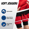 thumbnail image 2 of Marvel Avengers Spider-Man Captain America Black Panther Infant Baby Boys 4 Pack Jogger Pants Newborn to Big Kid, 2 of 5