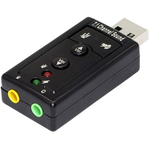 7.1 Channel USB External Sound Card Audio Adapter