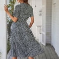 thumbnail image 4 of Vestido casual de verano para mujer, vestido de verano con escote en V profundo para mujer Vestido de verano con escote en V profundo para mujer Durabilidad probada en el tiempo, 4 of 6