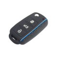 thumbnail image 3 of Funda de silicona con mando a distancia para mando a distancia, funda de protección para mando a distancia Alambre azul negro Zulema Caso de la cubierta clave, 3 of 8