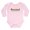 Petal Pink, variant on CafePress - Rescued Breed Body Suit - Long Sleeve Cotton Baby Bodysuit