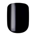 thumbnail image 4 of Kiss Impress Color Short Square Oval Press-On Nails with Glue, Black Solid, 30 Pieces, 4 of 12