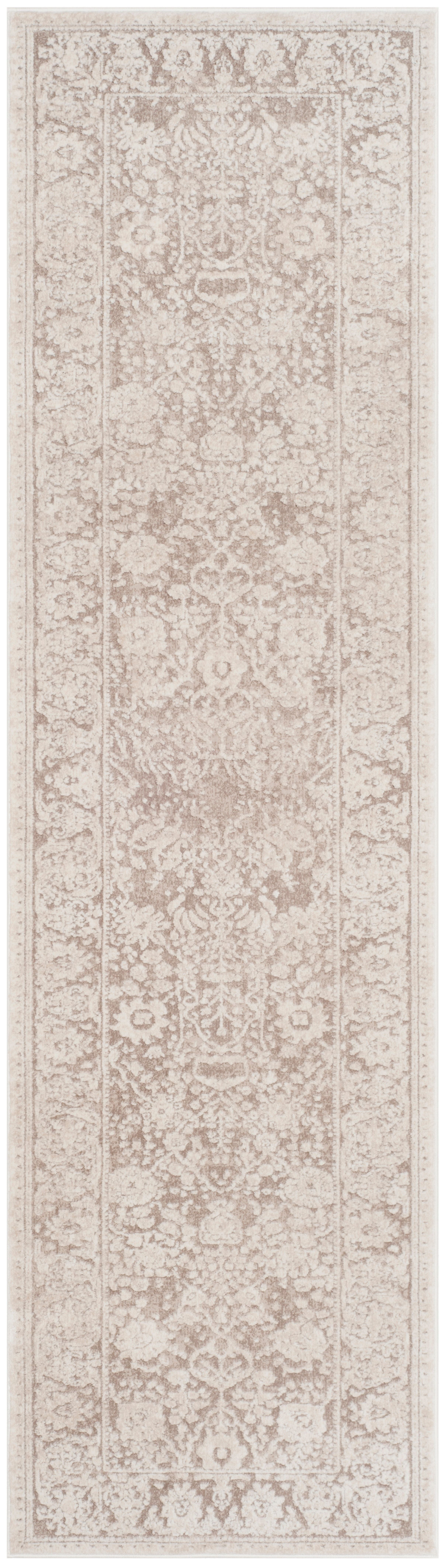 SAFAVIEH Reflection Lynna Traditional Runner Rug, Beige/Cream, 2'3" x 6'